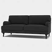 preiswerte Sofabezug-100% Baumwolle Sofaüberwurf 3-Sitzer Einfarbig Gesteppt