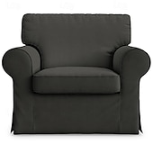 cheap Sofa Cover-Cotton 1 Seat Chair Sofa Cover with Cushion Cover , Replacement  Armchair Cover 1 Seat Couch Slipcover for Dogs, Replacement Sofa Furniture Protector  LITB PRIME cover Ektcover