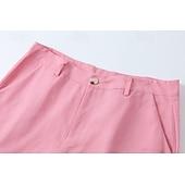 cheap Work Shorts-Men&#039;s Shorts Summer Shorts Work Shorts Casual Shorts Buttons Pocket Plain Comfort Short Holiday Beach Weekend Fashion Casual White Yellow
