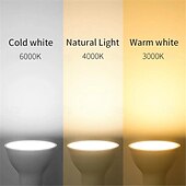 billige Spotlys med LED-6/10 stk dimbare gu10 led pærer, led downlight spotlight 38 grader energisparende lyspærer 220~240v innendørs belysning