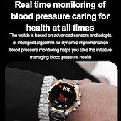 preiswerte Smartwatch-696 HK98 Smartwatch Fitness Tracker EKG PPG Bluetooth-Anruf Erinnerung Android iOS IP67 48mm 1.43&quot;