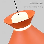 economico Luci a sospensione-lampada a sospensione a led isola cucina lampada a sospensione 1 luce 15 cm design singolo metallo finiture verniciate camera da letto moderna in stile nordico sala da pranzo 110-240v