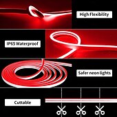cheap Waterproof Strip Lights-5V Waterproof LED Neon Light Strip with 13key Remote Control Timer 3.3-9.8FT Waterproof Pool Strip Box Power Supply Suitable for Outdoor Activities Parties Camping Courtyard Decoration Lndoor Car Atmosphere