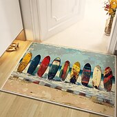 billiga Dörrmattor-sommar sufer board område matta kök matta halkfri oljesäker golvmatta vardagsrum matta inomhus utomhus matta sovrum dekor badrum matta entré matta dörr matta