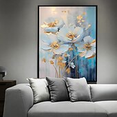 economico Dipinti a olio-pittura a olio fatta a mano dipinta a mano arte della parete impressione fiori tela pittura decorazione della casa arredamento senza cornice solo pittura