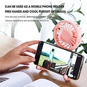 cheap Heating &amp; Cooling-Octopus Fan Easy to Carry Multi-Functional Folding Office Desktop Outdoor Camping Stroller Handheld Fan Baby Stroller Fan Hand Held Bicycle Portable FanVentilator Silent Outdoor Cooler Neck Fan