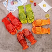 preiswerte Badezimmer-Organizer-Hai-Hausschuhe Kreativität Komfort lustige Hummer-Hausschuhe große Größe Hausschuhe, Pool, Strand &amp;Duschschuhe Freizeitschuhe Sandalen für Männer und Frauen &amp;Kinder Sommer Sandalen