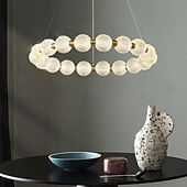 voordelige Eilandlichten-60 cm Single Design Pendant Light Metal Acrylic Electroplated Modern Nordic Style 110-120V 220-240V