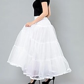 abordables enagua-1950s Princesa Hasta el Tobillo Enagua Debajo de la falda Falda de tul Corte A Mujer Rendimiento Boda Invitado a la boda Adulto Falda