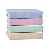 cheap Bed Blankets-Cooling Comforter 100% Viscose Derived from Bamboo Cool Tech Breathable Cooling Blanket for Hot Sleepers Four Leaf Clover