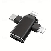 Недорогие Кабели для мобильных телефонов-Подходит для адаптера Apple Huawei Typec otg, планшета 3-в-1 для чтения и дисковой мыши, преобразователя USB3.0