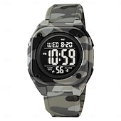 abordables Relojes digitales-SKMEI Hombre Reloj Digital Deportes Moda Reloj Casual Reloj de Muñeca Luminoso Cronómetro Despertador cuenta regresiva TPU Reloj