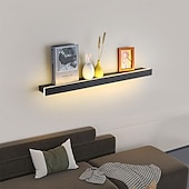 お買い得  室内ウォールライト-LED ウォールライト 温白色 棚 壁取り付け照明器具 長方形 屋内ディスプレイ棚 ウォールライト エレガント フロストアクリル 防錆 85-265V
