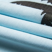 billiga Herrarnas Elite T-shirts och linnen-Herr Grafisk Conch Linne Undertröjor Ärmlös T-shirt 3D-tryck Rund hals Skjorta Mode Utomhus Ledigt Gata Ledigt Dagligen Ljusblå Vit Vår &amp; sommar Kläder S M L XL XXL 3XL