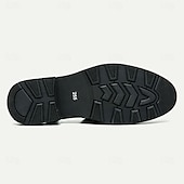 billiga Kjol sandaler-Herr Sandaler Romerska skor PU Läder Andningsfunktion Bekväm Halksäker Spänne Svart Brun