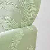 billige Lenestoldeksel og armløst stolomslag-lenestoltrekk badekar stol slipcover t-formet jacquard til stue soverom kontor elastisk enkelt sofatrekk hjem bardisk