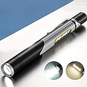 cheap Flashlights-MINI Medical Penlight Type-c USB Charging Built-in Battery Medical Flashlight Portable Medical Pen Lamp XPG LED