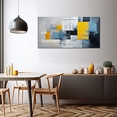 billige Abstrakte malerier-håndlaget oljemaleri lerret veggkunst dekorasjon moderne abstrakt for stue hjemmeinnredning rullet rammeløst ustrukket maleri