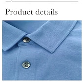 preiswerte Herren Elite Polo-Herren Geschäft Casual Kargen Kurzarm Modern Ausgefallene Feste Farbe Taste Sommer Marineblau Blau Grün