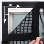 お買い得  窓とドアの画面-マグネティックスクリーンドア メッシュスクリーンドア ナロー ダーリブル メッシュカーテン 反転 左右開き リトラクタブルドアスクリーン マグネティッククロージャー パティオ ベッドルーム用