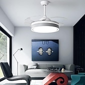 billige Lamper til takvifte-led takvifter 108cm 1-lys dimbar malte overflater metall akryl moderne nordisk stil soverom spisestue kun dimbar med fjernkontroll