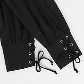 お買い得  トップス-中世 ルネッサンス 17世紀 ブラウス / シャツ ウエストベルト 海賊 バイキング 仮装 男性用 セルティック 海賊 ハロウィーン カーニバル マスカレード 性能 LARP レンフェア 成人 シャツ ウエストベルト