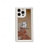 رخيصةأون جرابات آيفون-هاتف غطاء من أجل iPhone 16 15 14 Pro Max Plus iPhone 15 14 Pro Max iPhone 13 12 11 Pro Max غطاء خلفي مسند الدراجة ضد الصدمات كارتون قطة كلب TPU الكمبيوتر الشخصي