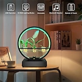tanie Lampki nocne 3D-1 szt. Lampa led do wzrostu roślin z głośnikiem bt, akwarium, sceneria wodna lampa dekoracyjna ozdoba na biurko nadaje się do salonu w biurze sypialnia dekoracja restauracji
