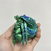 Недорогие Устройства для снятия стресса-3D-печать шестикрылого ангела Иллидана с подвижными суставами динозавр с большой пастью и множеством подвижных суставов повезло