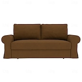 economico Copridivano-Copridivano letto in cotone al 100% di colore uniforme foderine in cotone trapuntato