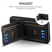 levne Pouzdra pro iPhone-Obal na telefon pro iPhone 16 iPhone 15 Pro Max Plus iPhone 14 13 12 11 Pro Max Plus zadní kryt s držákem magnetickým pro karty retro TPU PC PU kůže