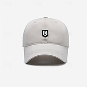 preiswerte Baseballkappe für Herren-Herren Cap Basecap Sonnenhut Kappe Schwarz Weiß Polyester Modisch Brautkleider schlicht Strasse Täglich Feste Farbe Einstellbar Sonnenschutz Atmungsaktiv