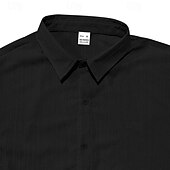 billige skjorte for menn-Herre Skjorte Sommerskjorte Uformell skjorte Strandskjorte Skjorte med knapper Svart Rosa Navyblå Lyseblå Kortermet عادي Aftæpning Feriereise Hawaiisk Klær Polyester Mote Fritid Bekvem