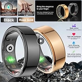 cheap Smart Wristbands-NEW R02 Smart Ring Multifunctional Step Health Tracker Heart Rate Blood Oxygen Monitor Waterproof Men Women Sleep Fitness