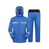 baratos Casacos impermeáveis-Unisexo Capa de Chuva de Trilha Ao ar livre Prova-de-Água Respirável Resistente ao vento Roupas de caminhada Roupas de caminhada Primavera Outono Capa de chuva Acessórios para Chuva Casacos com