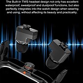 economico Smartwatch-Orologio intelligente 2 in 1 con auricolari smartwatch tws auricolare bluetooth cardiofrequenzimetro orologio sportivo orologio fitness
