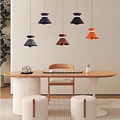 economico Luci a sospensione-lampada a sospensione a led isola cucina lampada a sospensione 1 luce 15 cm design singolo metallo finiture verniciate camera da letto moderna in stile nordico sala da pranzo 110-240v