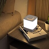 levne Dekor a noční světla-1ks USB dobíjecí LED dotyková noční lampa, noční světlo s velkokapacitní baterií, měkká oční pečující lampa pro kojeníf, pomůcka ke spánku, noční stmívatelné teplé noční světlo
