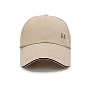 preiswerte Baseballkappe für Herren-Herren Cap Basecap Sonnenhut Kappe Schwarz Rote Polyester Modisch Brautkleider schlicht Strasse Täglich Buchstabe Einstellbar Sonnenschutz Atmungsaktiv