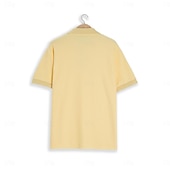 preiswerte Urlaub-Herren-Poloshirts aus Baumwolle mit Waffelmuster, Golfhemd, lässig, Urlaub, Revers, gerippter Polokragen, kurze Ärmel, modisch, Basic, einfarbig, Knöpfe, weich, Sommer, Frühling, normale Passform, weiß, gelb, grün, grau, Waffelpolo