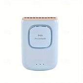 cheap Fans-Mini Neck Fan – 3-Speed Hands-Free Portable Cooling Fan with 2000mAh Battery for Office Dorm and Outdoor Use
