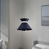 economico Luci a sospensione-lampada a sospensione a led isola cucina lampada a sospensione 1 luce 15 cm design singolo metallo finiture verniciate camera da letto moderna in stile nordico sala da pranzo 110-240v