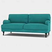 cheap Sofa Cover-Sofa Cover 3 Seater Solid Color Quilted Velvet Slipcovers STOCKcover LITB PRIME cover