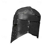 cheap Armor-Retro Vintage Medieval Renaissance Armor Mask Helmet Ren Faire Knight Ritter Viking Crusader Knights Men&#039;s Viking Halloween Carnival Masquerade LARP Ren Faire Adults Mask Helmet
