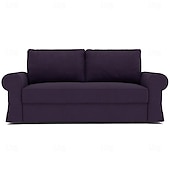 abordables Funda de sofá-Funda para Sofá Cama de Terciopelo Color Sólido Acolchada