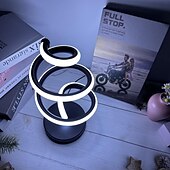 economico Lampade da tavolo-moderna lampada da scrivania a led a spirale, lampada da tavolo nordica semplice a spirale striscia led alimentata tramite usb camera da letto accanto alla lampada decorativa per la protezione degli