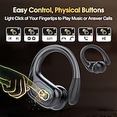 levne TWS Pravá bezdrátová sluchátka-696 HD65 Headset pro telefonování bez použití rukou Závěsy Bluetooth 5.3 Potlačení hluku Stereo Zrušení okolního hluku ENC pro Apple Samsung Huawei Xiaomi MI pro kancelářské podnikání Cestování a