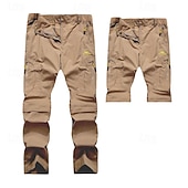 abordables Bas-Homme Pantalons de Chasse Pantalon de randonnée Pantalons d&#039;Extérieur Poche à Fermeture Éclair Conception détachable Uni Imperméable Protection UV Extérieur Quotidien Vêtements de rue Sports Mode