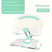 abordables Supports de téléphone-Support de téléphone en acrylique pour tablette, double barre pliable, support de bureau, rotation à 360 degrés, support de dissipation thermique