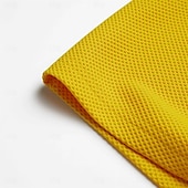 tanie Wakacje-Męskie Koszulka polo z waflami Polo biznesowe Praca Codzienny Klapa Prążkowany kołnierzyk polo Krótki rękaw Nowoczesny Stary styl pieniędzy Kolorowy blok Niejednolita całość Guzik Wiosna i lato